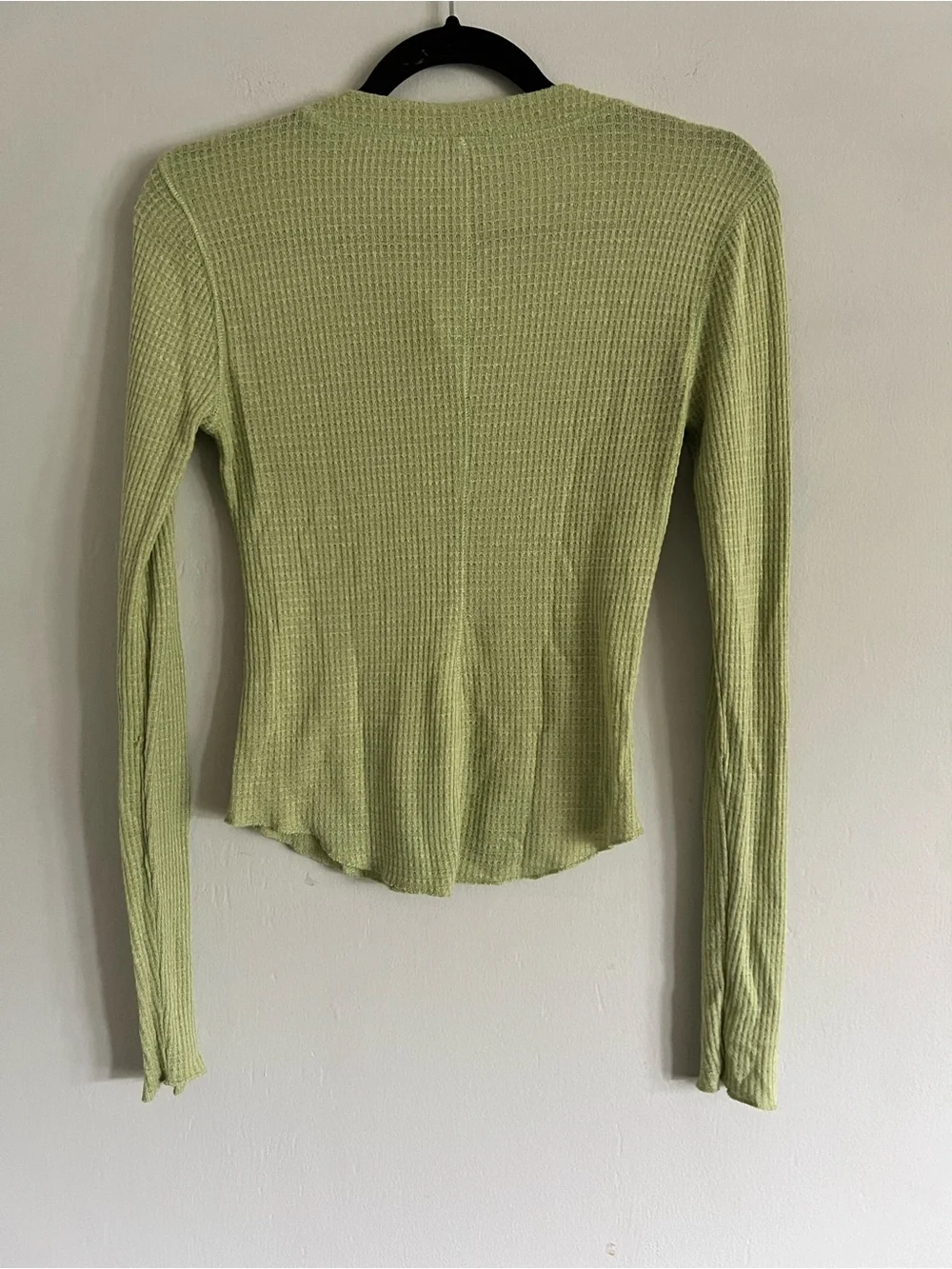 Free People Intimately Free People One Of The Girls Henley in Green Sz Small